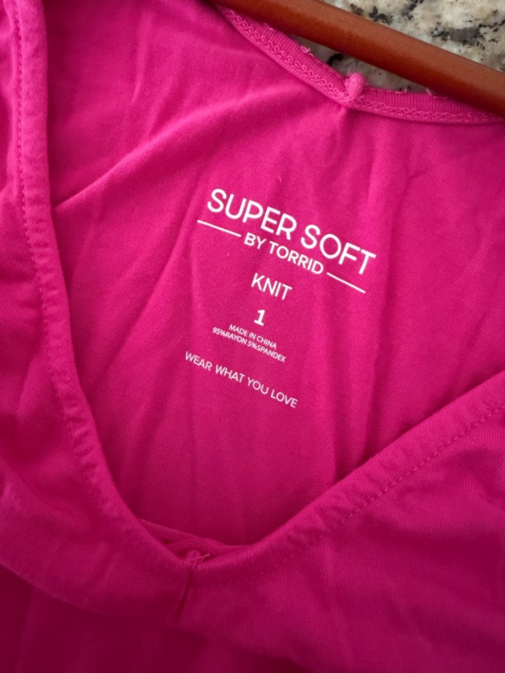 torrid Hot Pink super soft romper - Picture 5 of 6